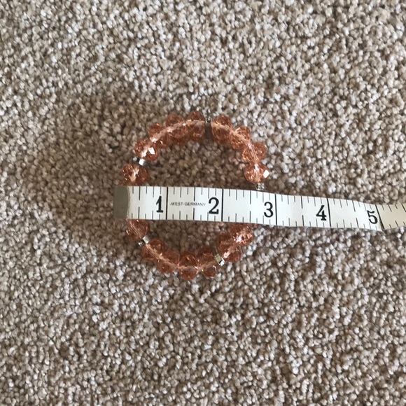 Lisa Jones elastic jeweled bracelet w/rhinestone - Picture 7 of 8